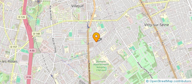 localisation de l'entreprise MADAME DARLING CHERUBIN  VILLEJUIF