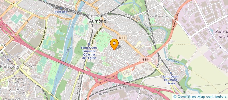 localisation de l'entreprise MADAME DARRIATOU NIAKATE à SAINT-OUEN-L'AUMONE