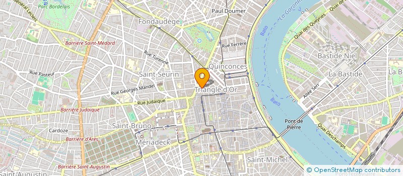 localisation de l'entreprise MADAME DARRIUS VERONIQUE à BORDEAUX