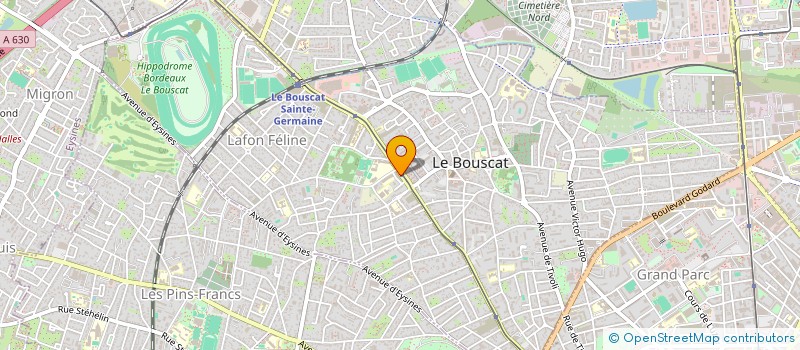 localisation de l'entreprise MADAME DARSENE VOSSIOMAWA à LE BOUSCAT