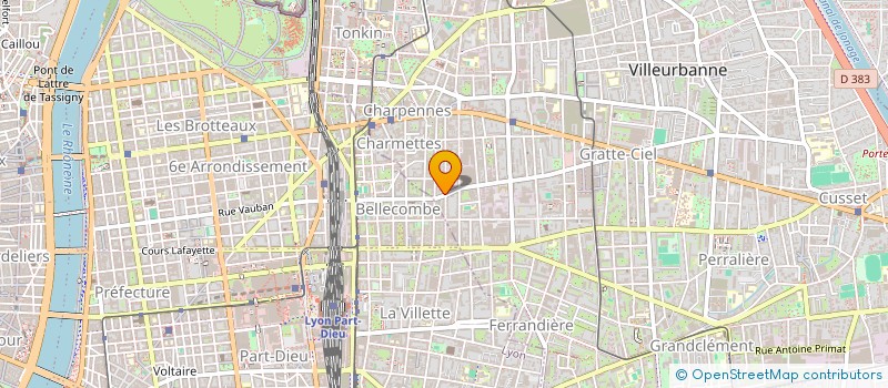 localisation de l'entreprise MADAME DARYA BABKEVICH  VILLEURBANNE