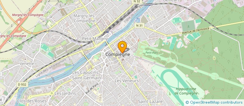 localisation de l'entreprise MADAME DARYA SAGAYDACHNAYA à COMPIEGNE