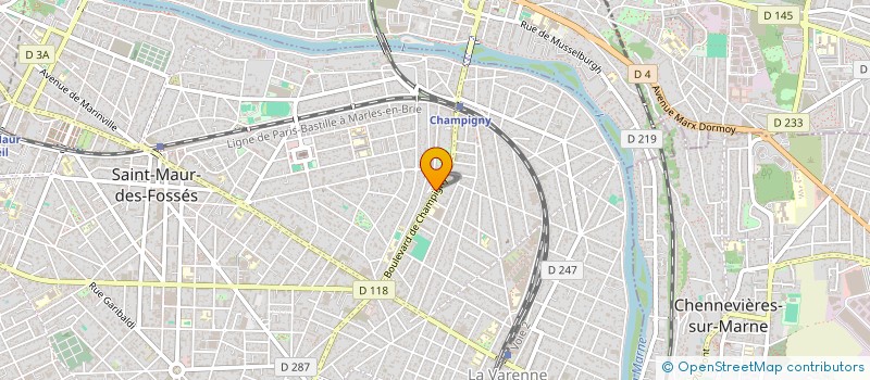 localisation de l'entreprise MADAME DARYANE CAZENAVE  SAINT-MAUR-DES-FOSSES