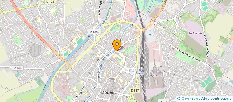 localisation de l'entreprise MADAME DASHELEY LUBIN  DOUAI