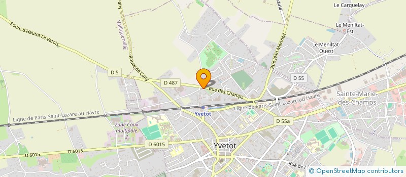localisation de l'entreprise MADAME DASHNA PREDELUS à YVETOT