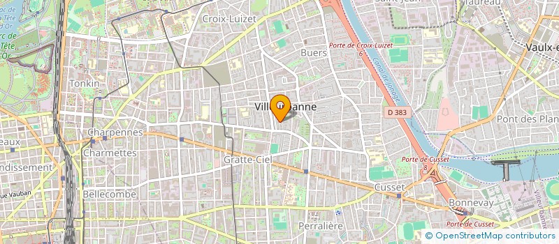 localisation de l'entreprise MADAME DATCHEON ROSE GBALLOU  VILLEURBANNE