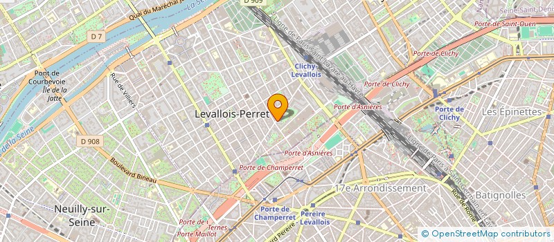 localisation de l'entreprise MADAME DATHIMA HAMCHA à LEVALLOIS-PERRET