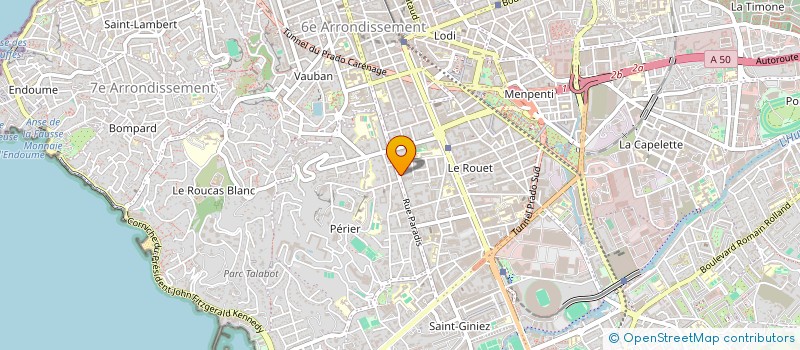 localisation de l'entreprise MADAME DAUPHINE ANCEL  MARSEILLE
