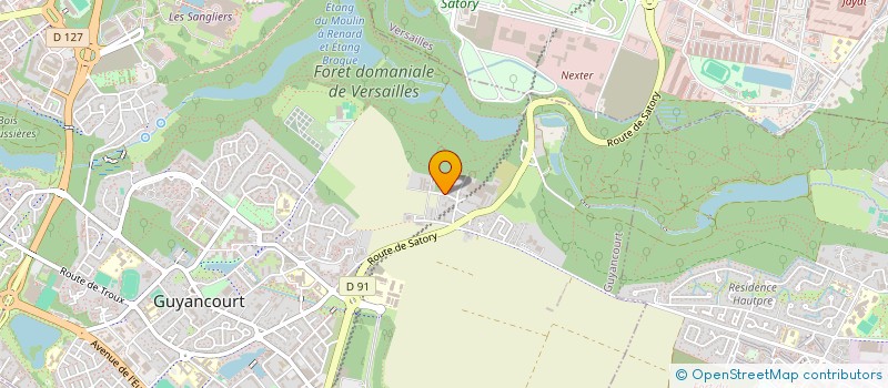 localisation de l'entreprise MADAME DAUPHINE GODEAU  GUYANCOURT