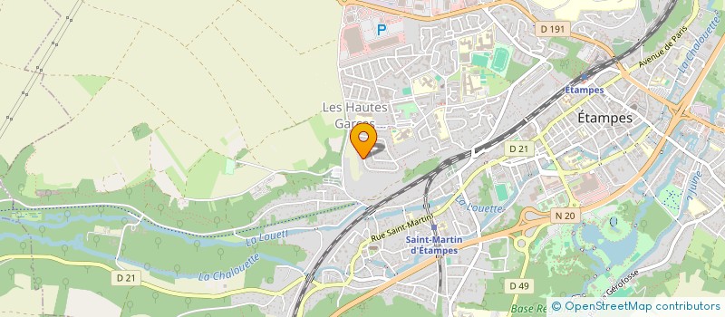 localisation de l'entreprise MADAME DAURIANNE EMBOULE  ETAMPES