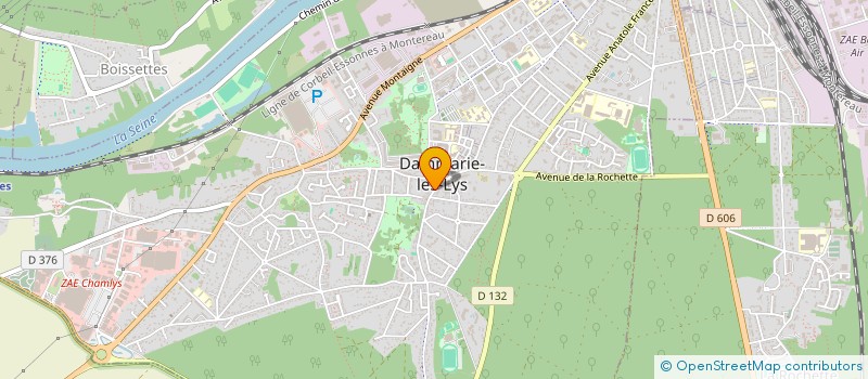 localisation de l'entreprise MADAME DAURYANE COULOT à DAMMARIE-LES-LYS