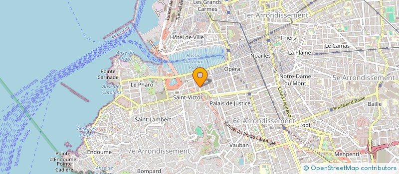localisation de l'entreprise MADAME DAVIA BIANCONI à MARSEILLE