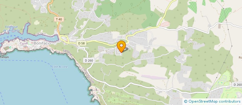 localisation de l'entreprise MADAME DAVIA MAZRIMAITE à BONIFACIO