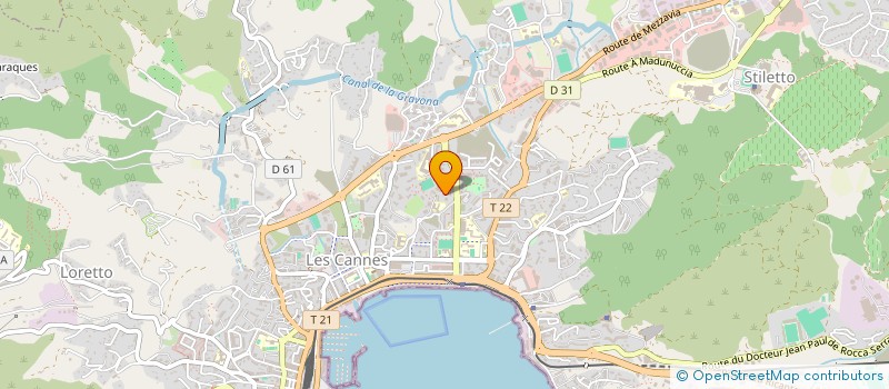 localisation de l'entreprise MADAME DAVIA MICHELI à AJACCIO