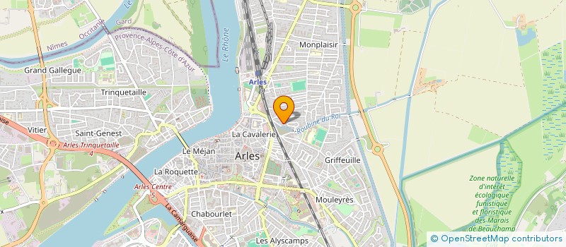 localisation de l'entreprise MADAME DAVIA MOUCADEL  ARLES