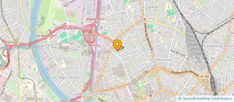 localisation de l'entreprise MADAME DAVID NABET à TOULOUSE