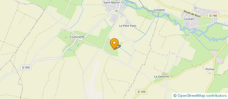 localisation de l'entreprise MADAME DAVID NOUET  FONTENILLE-SAINT-MARTIN-D'ENTRAIGUES