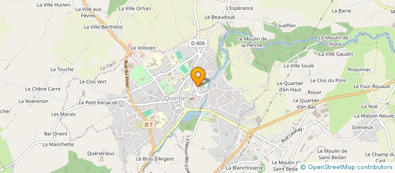 localisation de l'entreprise MADAME DAVILA PAYET  QUINTIN