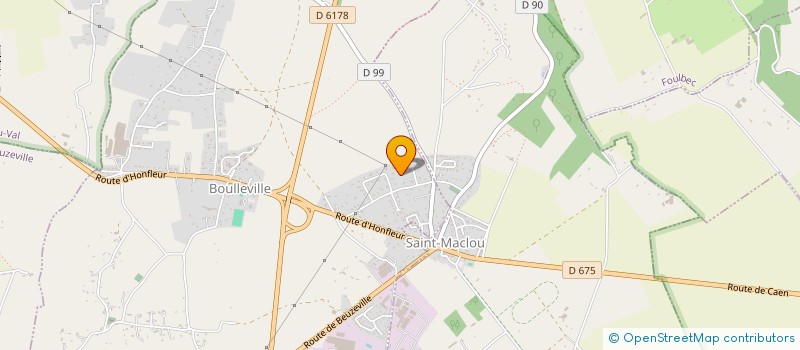 localisation de l'entreprise MADAME DAVINA DEPIROU  BOULLEVILLE