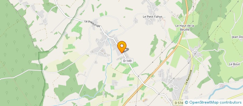 localisation de l'entreprise MADAME DAVINA GLACON  FOUGEROLLES-SAINT-VALBERT