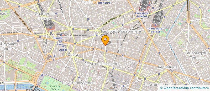 localisation de l'entreprise MADAME DAVINA KOMLOSI  PARIS