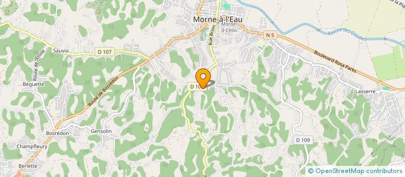 localisation de l'entreprise MADAME DAVINA LACROIX à MORNE A L'EAU