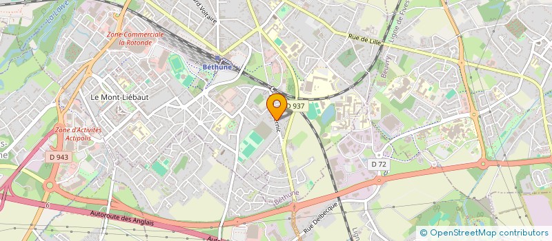 localisation de l'entreprise MADAME DAVINA LAMIAUX  BETHUNE