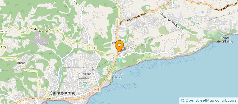 localisation de l'entreprise MADAME DAVINA LESLIE PLAIDEUR  SAINTE-ANNE