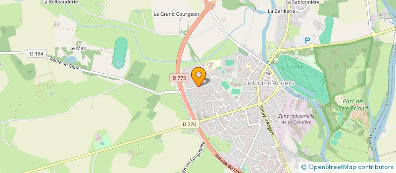 localisation de l'entreprise MADAME DAVINA POISSON  LE LION D'ANGERS