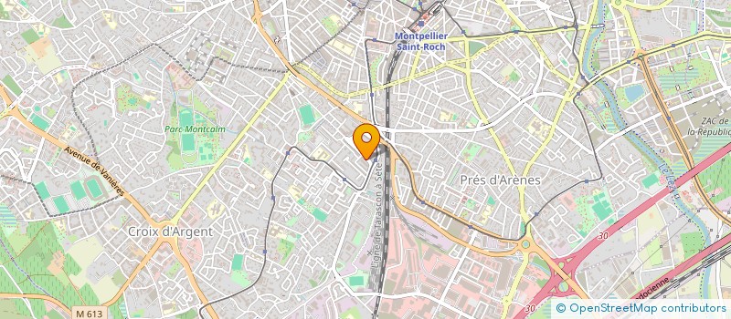 localisation de l'entreprise MADAME DAVINA RATILAL à MONTPELLIER