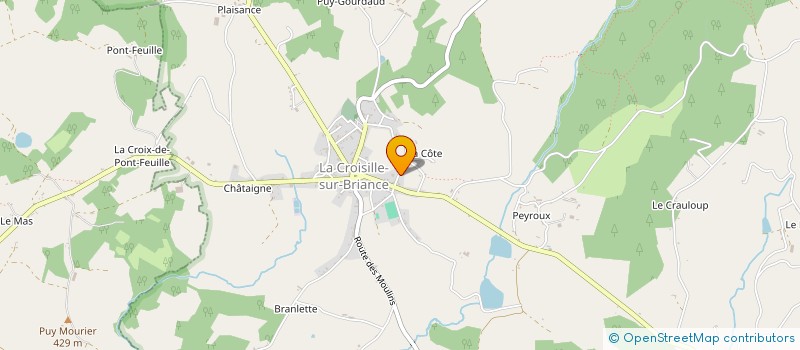 localisation de l'entreprise MADAME DAW ANN MC MEEKIN à LA CROISILLE-SUR-BRIANCE