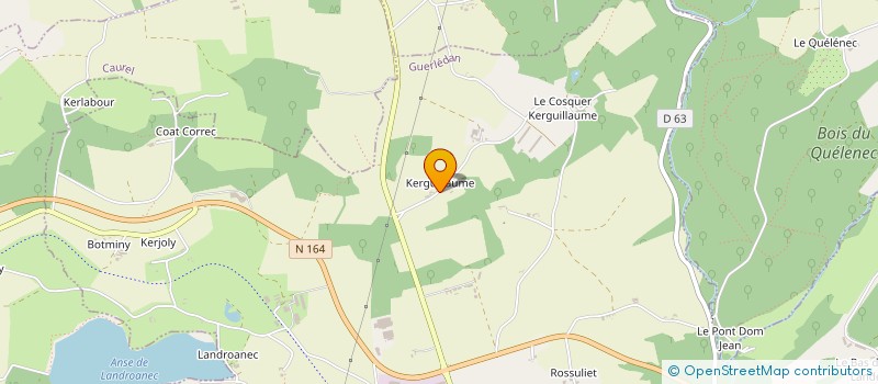 localisation de l'entreprise MADAME DAWN COX  GUERLEDAN