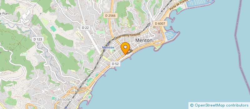 localisation de l'entreprise MADAME DAWN SANDERSON à MENTON