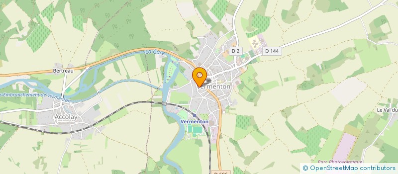 localisation de l'entreprise MADAME DAWN WHITE  VERMENTON