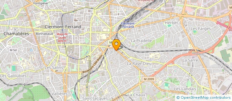 localisation de l'entreprise MADAME DAWNA REDONDO  CLERMONT-FERRAND