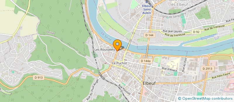 localisation de l'entreprise MADAME DAYA SY  ELBEUF