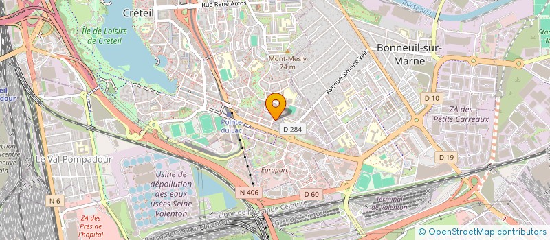 localisation de l'entreprise MADAME DAYAMI TAMAYO VELEZ  CRETEIL