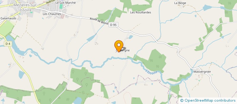 localisation de l'entreprise MADAME DAYANA CAZE  VAL D'ISSOIRE