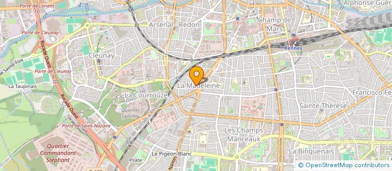 localisation de l'entreprise MADAME DAYANA FLEURAL  RENNES