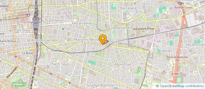 localisation de l'entreprise MADAME DAYANA MEHDI  SAINT-SYMPHORIEN-D'OZON