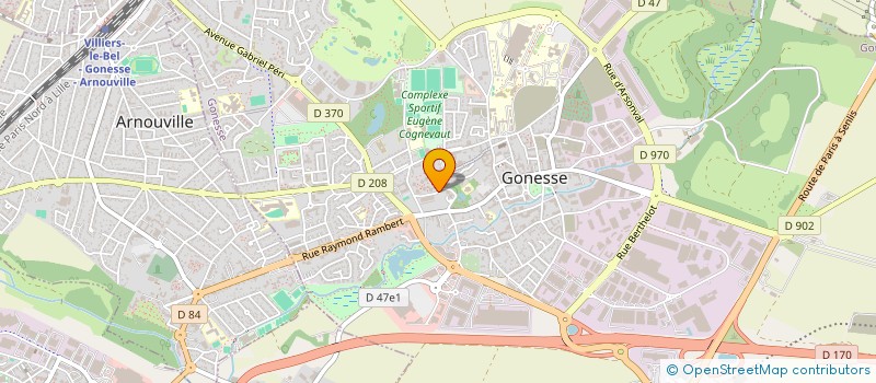 localisation de l'entreprise MADAME DAYANAH DESORME à GONESSE