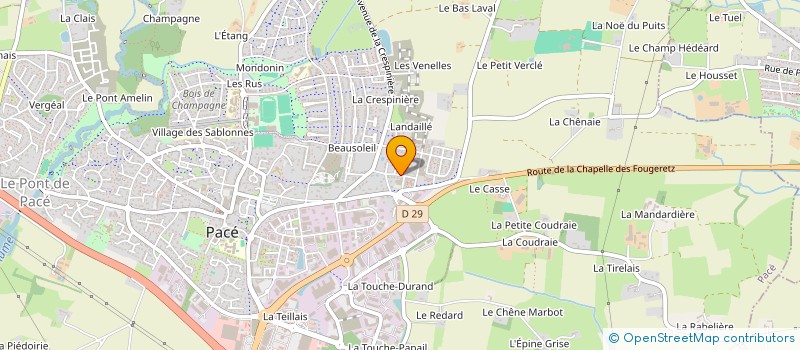 localisation de l'entreprise MADAME DAYBADJI MALIDE  PACE