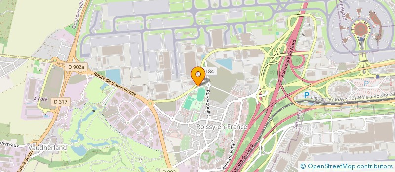 localisation de l'entreprise MADAME DAYRAUT DEVILLERS  ROISSY-EN-FRANCE