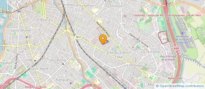 localisation de l'entreprise MADAME DE à TOULOUSE