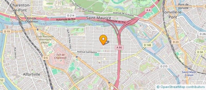 localisation de l'entreprise MADAME DE DE LECLUSE à MAISONS-ALFORT