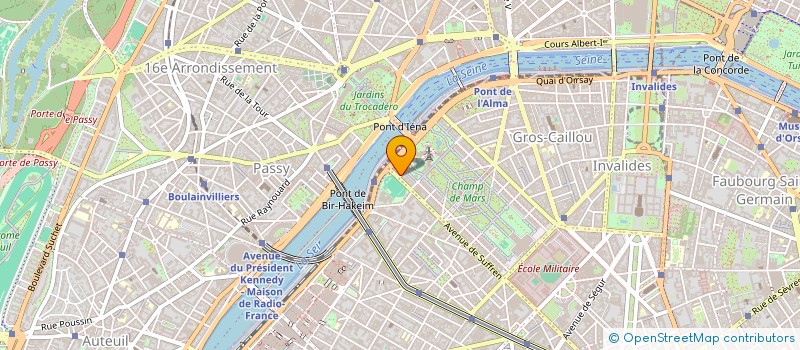 localisation de l'entreprise MADAME DE DEUTSCH à PARIS