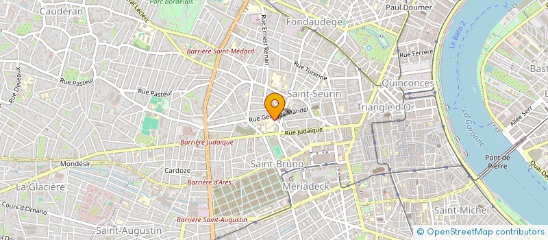 localisation de l'entreprise MADAME DE LA COM'  BORDEAUX