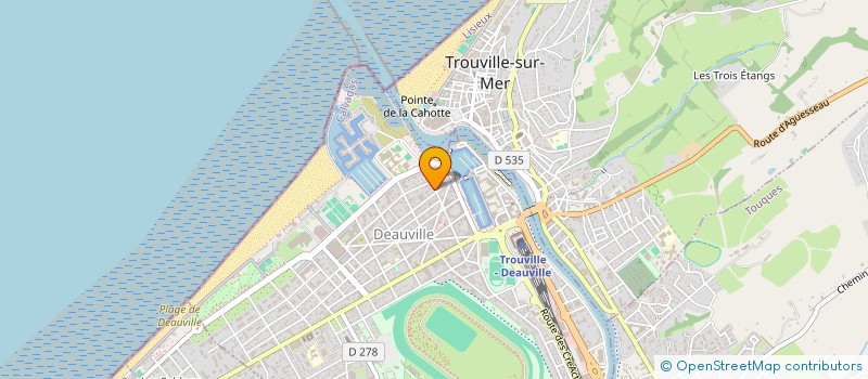 localisation de l'entreprise MADAME DE MARIE à DEAUVILLE