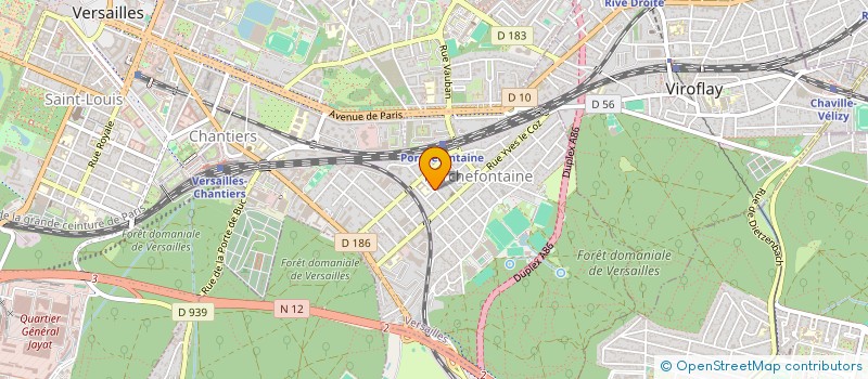 localisation de l'entreprise MADAME DE PEREZ à VERSAILLES