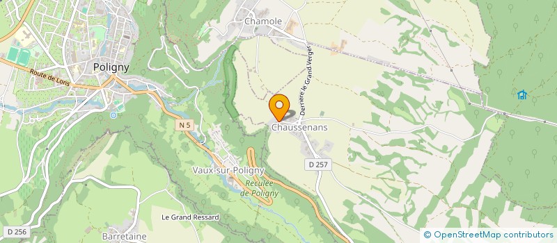 localisation de l'entreprise MADAME DE SERE à CHAUSSENANS
